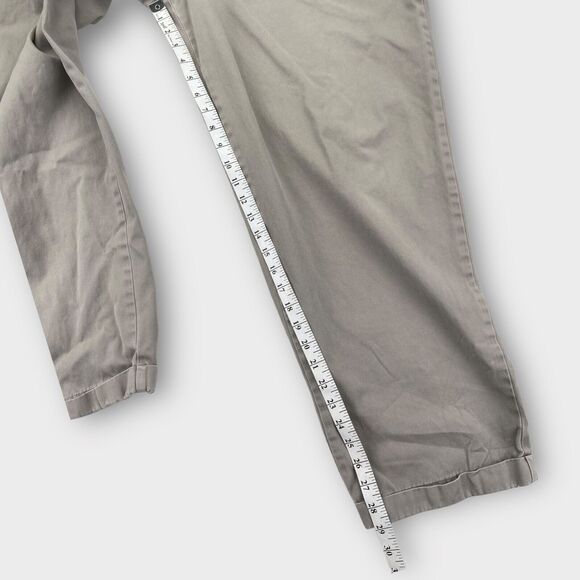 VINTAGE Banana Republic Safari Pants Mens 38x30 Khaki Twill Relaxed Trousers - Picture 13 of 16